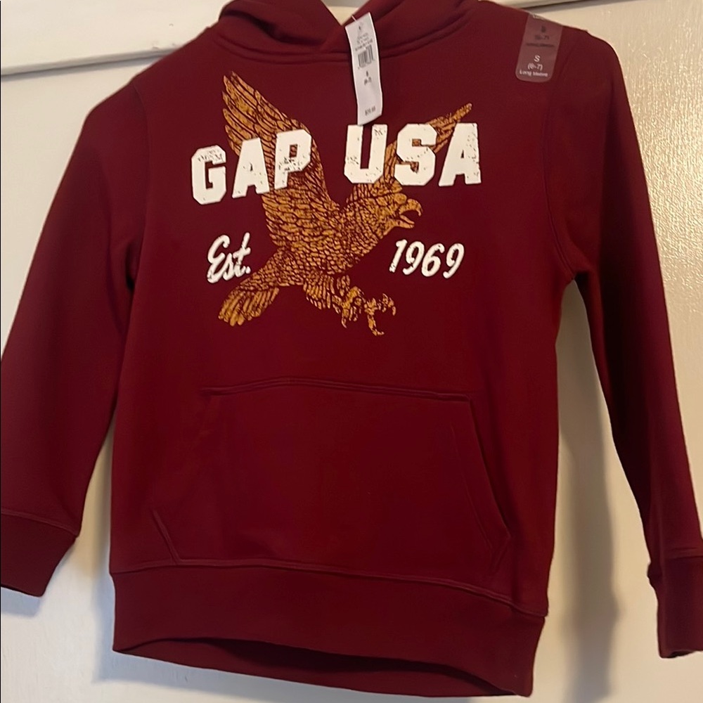 GAP Red and Gold Sweatshirt